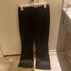 Free People Sasha Crop Faux Leather Pants